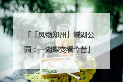 「风物郑州」蝶湖公园：一湖蝶变看今昔