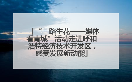 “一路生花——媒体看青城”活动走进呼和浩特经济技术开发区，感受发展新动能