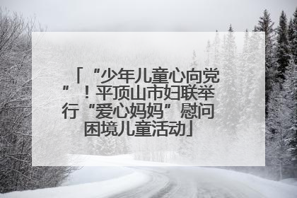 “少年儿童心向党”！平顶山市妇联举行“爱心妈妈”慰问困境儿童活动