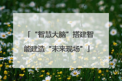 “智慧大脑”搭建智能建造“未来现场”
