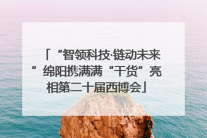 “智领科技·链动未来”绵阳携满满“干货”亮相第二十届西博会