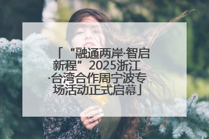 “融通两岸·智启新程”2025浙江·台湾合作周宁波专场活动正式启幕