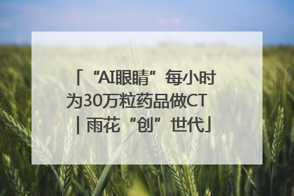 “AI眼睛”每小时为30万粒药品做CT｜雨花“创”世代