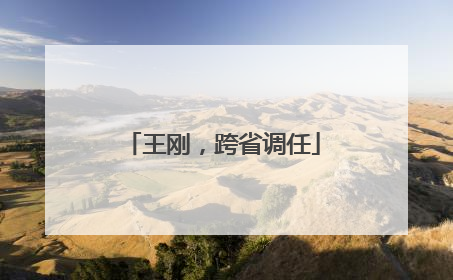 王刚，跨省调任