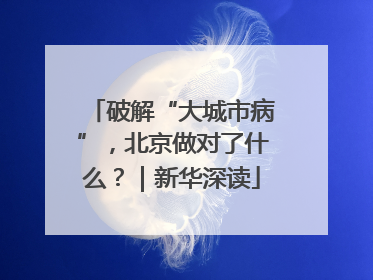 破解“大城市病”，北京做对了什么？｜新华深读