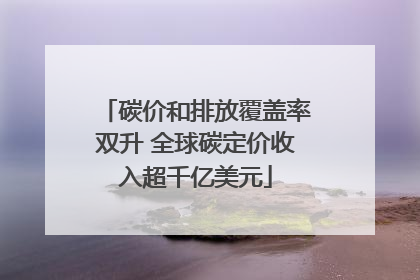 碳价和排放覆盖率双升 全球碳定价收入超千亿美元