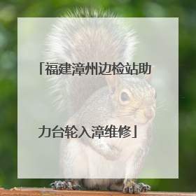 福建漳州边检站助力台轮入漳维修