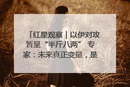 红星观察｜以伊对攻暂呈“半斤八两” 专家：未来真正变量，是美国是否进一步介入