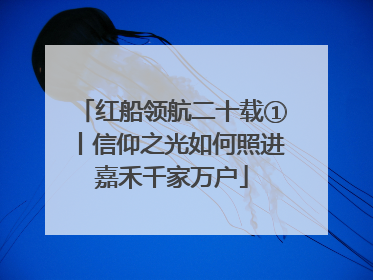 红船领航二十载①丨信仰之光如何照进嘉禾千家万户