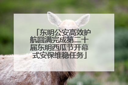 东明公安高效护航圆满完成第二十届东明西瓜节开幕式安保维稳任务