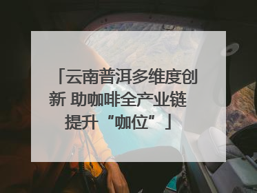 云南普洱多维度创新 助咖啡全产业链提升“咖位”