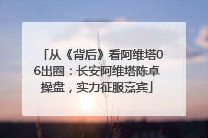 从《背后》看阿维塔06出圈：长安阿维塔陈卓操盘，实力征服嘉宾