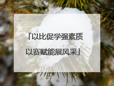以比促学强素质 以赛赋能展风采