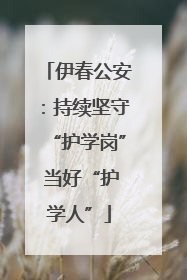 伊春公安：持续坚守“护学岗” 当好“护学人”