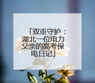双重守护：湖北一位电力父亲的高考保电日记