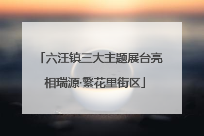 六汪镇三大主题展台亮相瑞源·繁花里街区