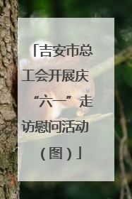吉安市总工会开展庆“六一”走访慰问活动（图）