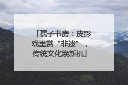 孺子书房：皮影戏里赏“非遗”，传统文化焕新机