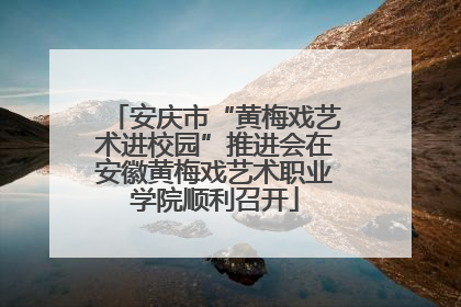 安庆市“黄梅戏艺术进校园”推进会在安徽黄梅戏艺术职业学院顺利召开