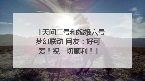 天问二号和嫦娥六号梦幻联动 网友：好可爱！祝一切顺利！