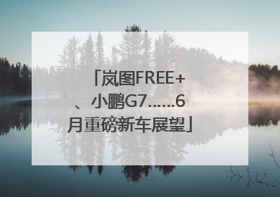 岚图FREE+、小鹏G7……6月重磅新车展望