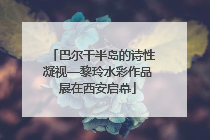 巴尔干半岛的诗性凝视—黎玲水彩作品展在西安启幕