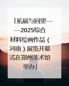 拓展与回望——2025综合材料绘画作品（河南）展览开幕式在郑州美术馆举办