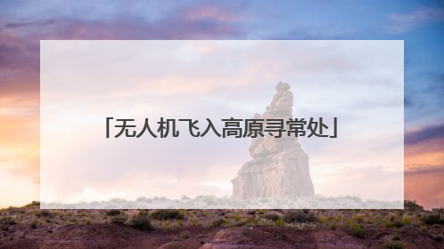 无人机飞入高原寻常处