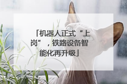 机器人正式“上岗”，铁路设备智能化再升级