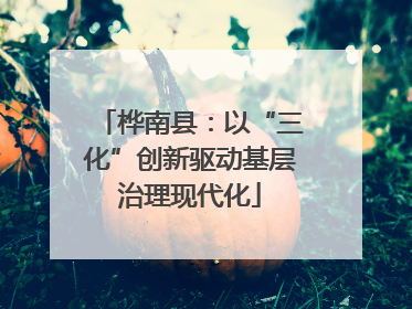 桦南县：以“三化”创新驱动基层治理现代化