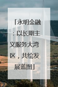 永明金融：以长期主义服务大湾区，共绘发展蓝图