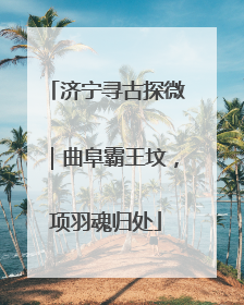 济宁寻古探微｜曲阜霸王坟，项羽魂归处