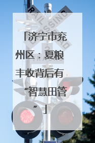 济宁市兖州区：夏粮丰收背后有“智慧田管”
