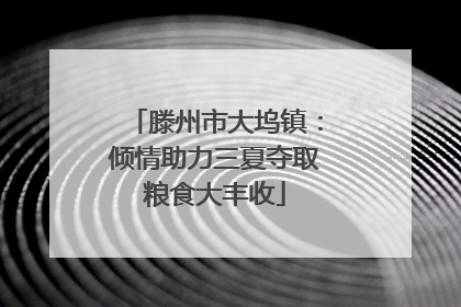 滕州市大坞镇：倾情助力三夏夺取粮食大丰收