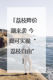 荔枝降价潮来袭 今夏可实现“荔枝自由”