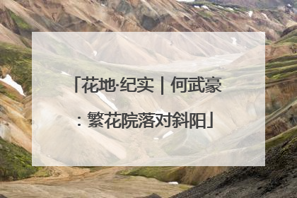 花地·纪实｜何武豪：繁花院落对斜阳