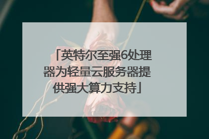英特尔至强6处理器为轻量云服务器提供强大算力支持