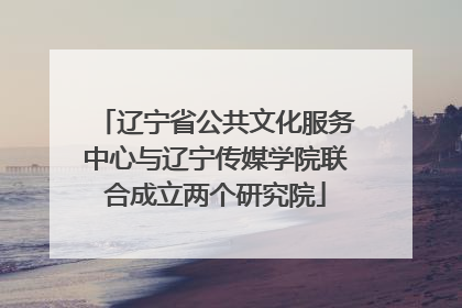 辽宁省公共文化服务中心与辽宁传媒学院联合成立两个研究院