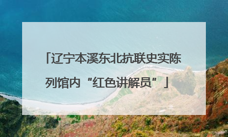 辽宁本溪东北抗联史实陈列馆内“红色讲解员”