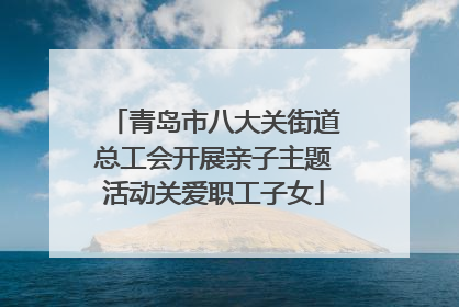 青岛市八大关街道总工会开展亲子主题活动关爱职工子女