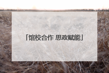馆校合作 思政赋能
