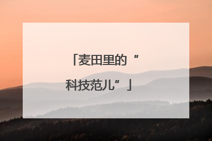 麦田里的“科技范儿”