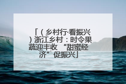 （乡村行·看振兴）浙江乡村：时令果蔬迎丰收 “甜蜜经济”促振兴