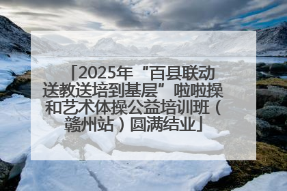 2025年“百县联动送教送培到基层”啦啦操和艺术体操公益培训班（赣州站）圆满结业