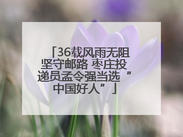 36载风雨无阻坚守邮路 枣庄投递员孟令强当选“中国好人”