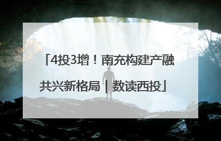 4投3增！南充构建产融共兴新格局｜数读西投